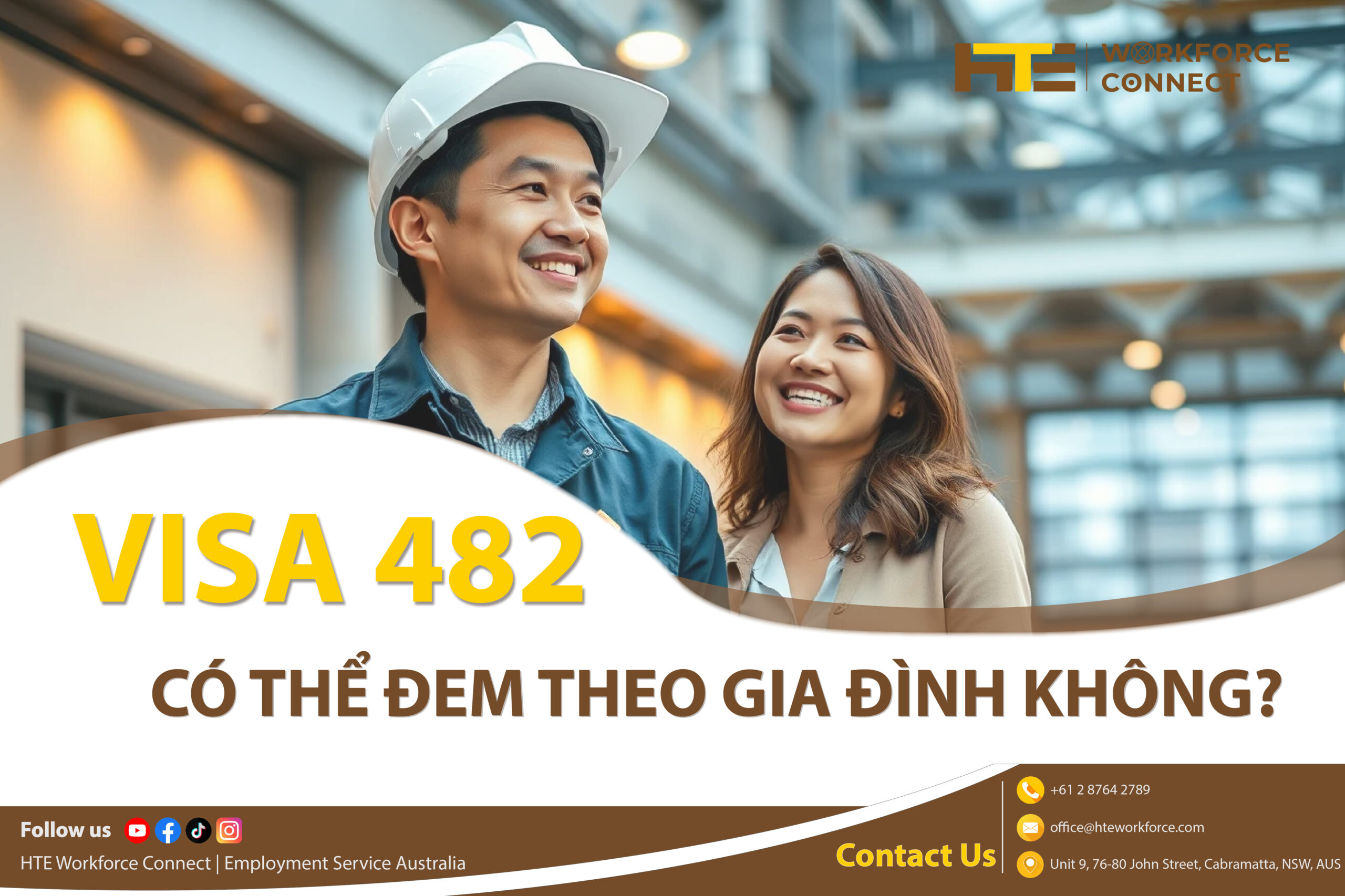 visa 482 co the dem theo gia dinh khong?